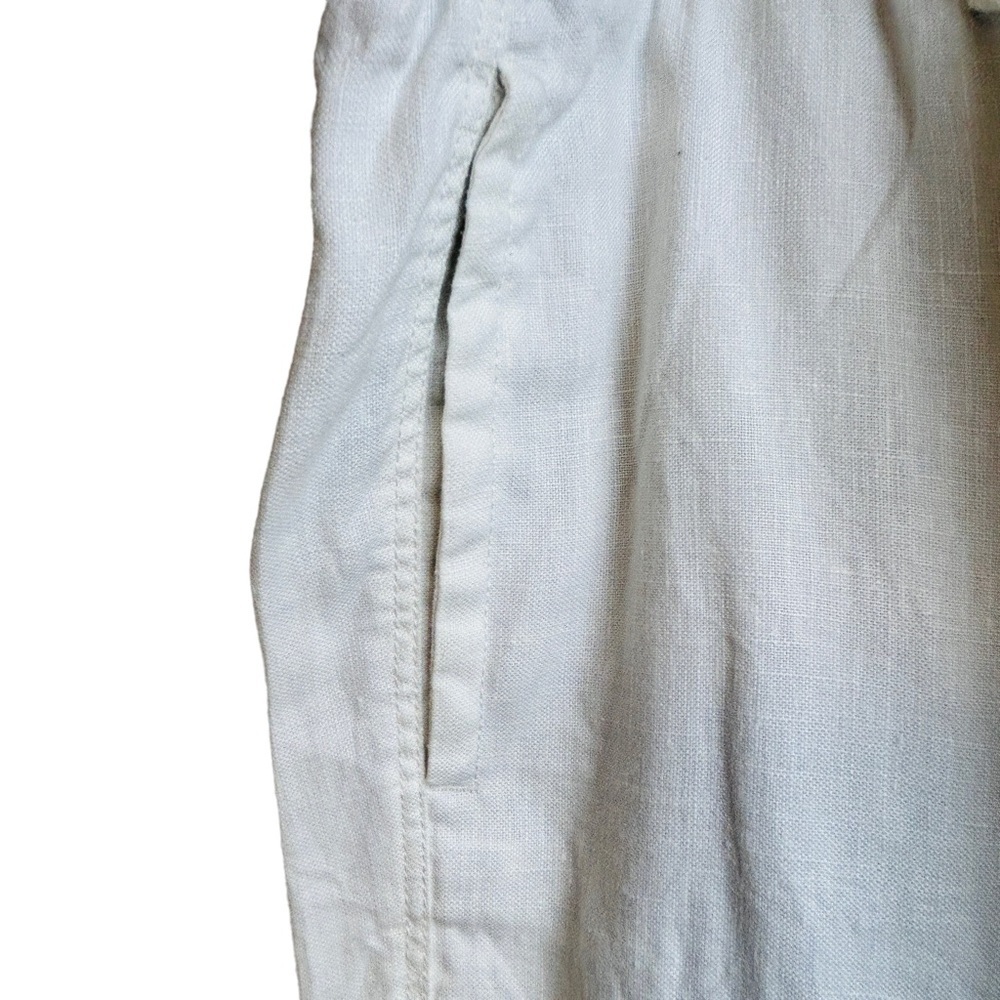 Tommy Bahama Women's 100% Linen Relaxed Off White Slacks Size XXXL - Picture 3 of 11